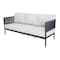 International Concepts Outdoor 3 Piece Patio Furniture Set Including the Sofa, Coffee Table, and Swivel Rocking Chair KODOT-12RC-201SW-203 - alternate 5